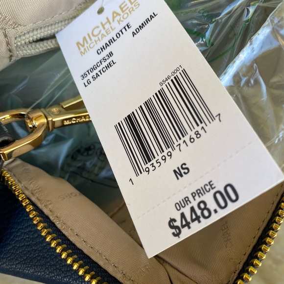 Michael Kors Charlotte Signature Satchel&wallet - Picture 9 of 14